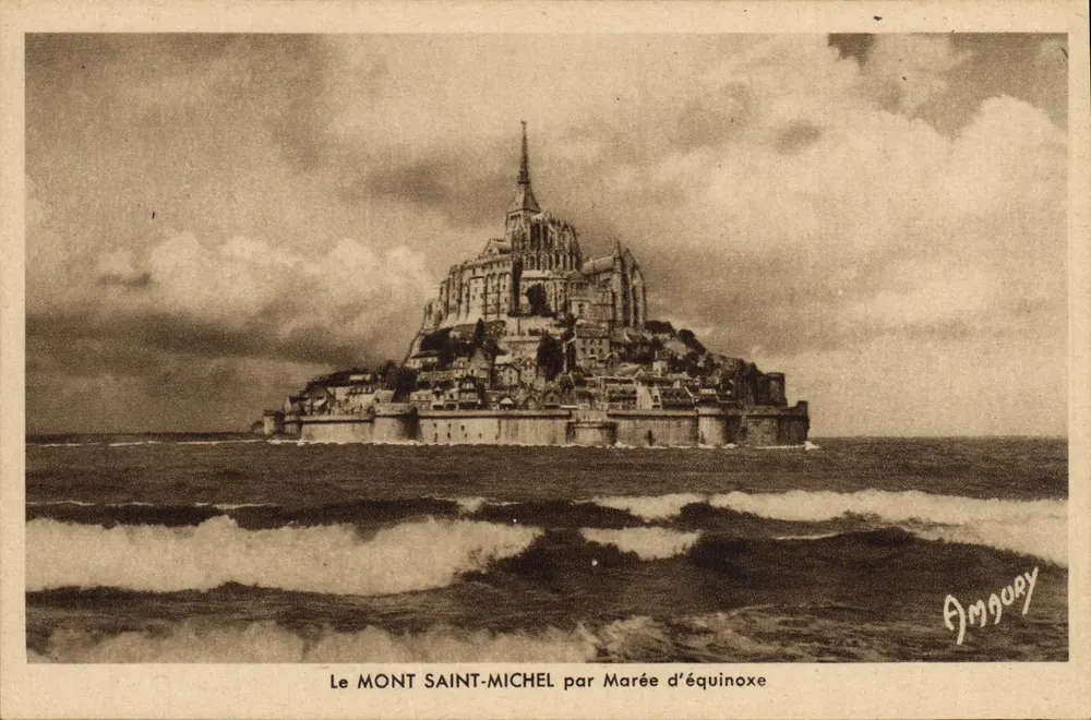 O MONT SAINT-MICHEL pela Maré de Equinócio — Amgory - Frente