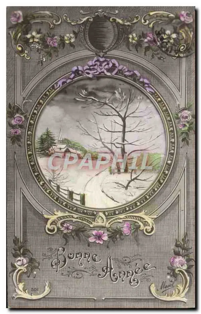 Winterlandschaft — Verlag: Mardet, Nr. 501 - Vorderseite