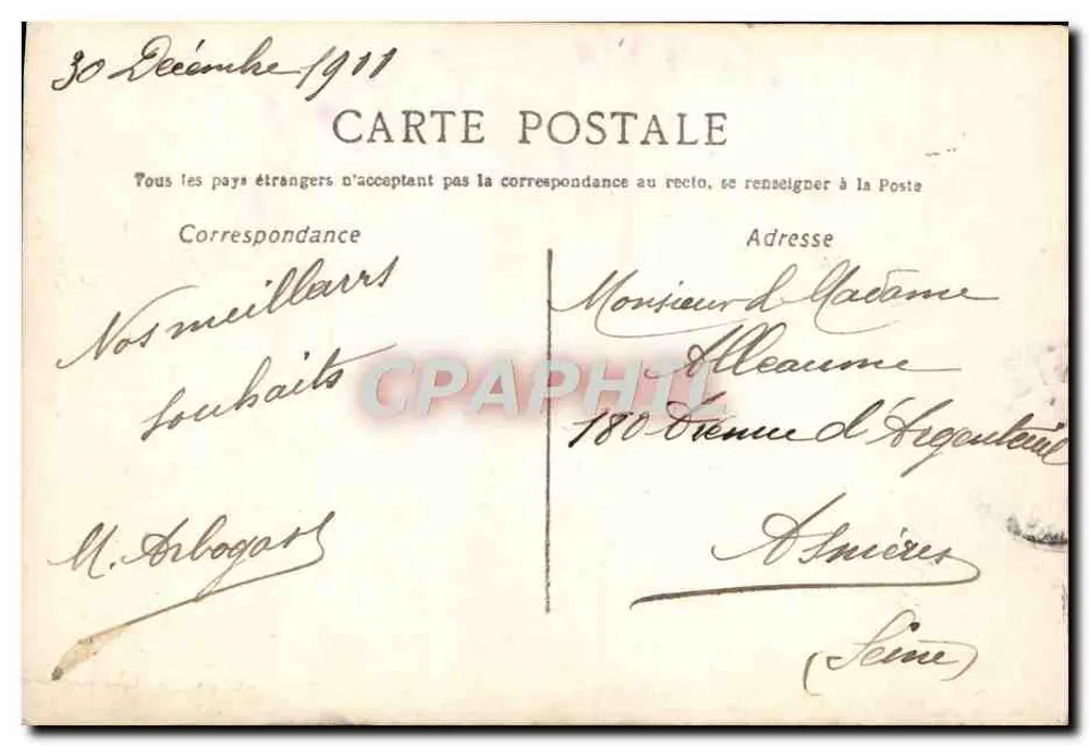 Menina sentada em um quadro de houx — Boa Ano — editor B.31 - Verso