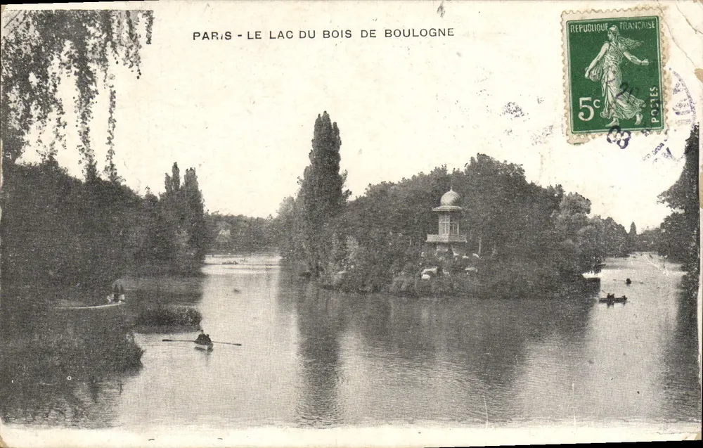 Paris - See des Bois de Boulogne — Verlag nicht sichtbar, Seriennummer nicht lesbar - Vorderseite