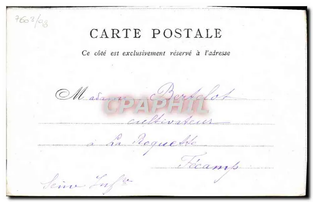 Arco di Trionfo — Parigi — Edito da Le Bon Marché — numero di serie non visibile - Verso