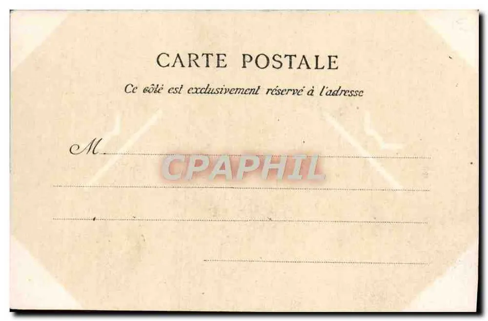 Cherbourg — Petit Portail der Kirche der Dreifaltigkeit — La C.P.A. Paris - Rückseite