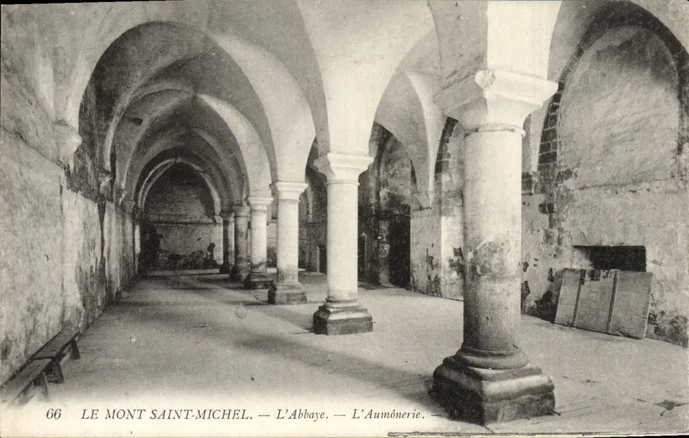 Mont Saint-Michel — Die Abtei — Das Amtsraum des Amtsgeistlichen — n°66 - Vorderseite