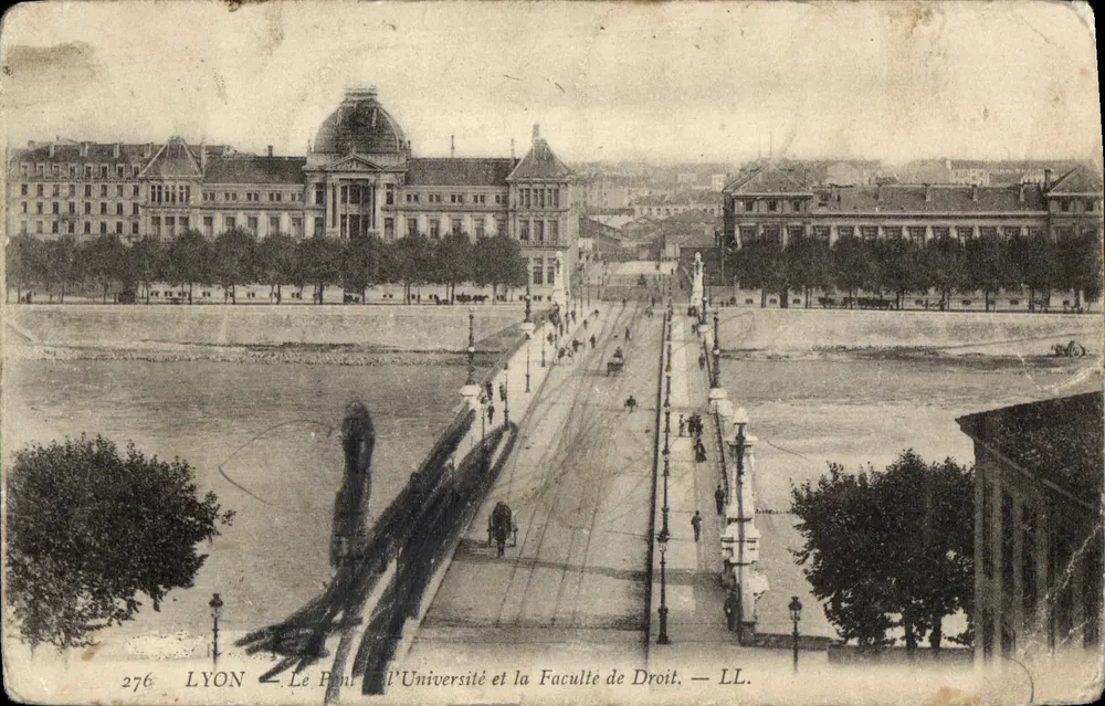 LYON — Der Pont de l'Université und die Rechtsfakultät — LL. — n° 276 - Vorderseite