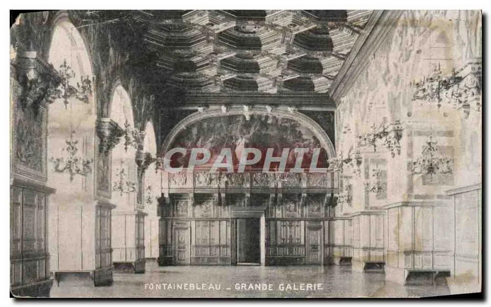 Fontainebleau — Grande Galerie — unbekannter Verleger - Vorderseite