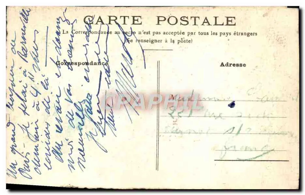 Arranjo de pensos — desenho a água-forte — editor desconhecido - Verso