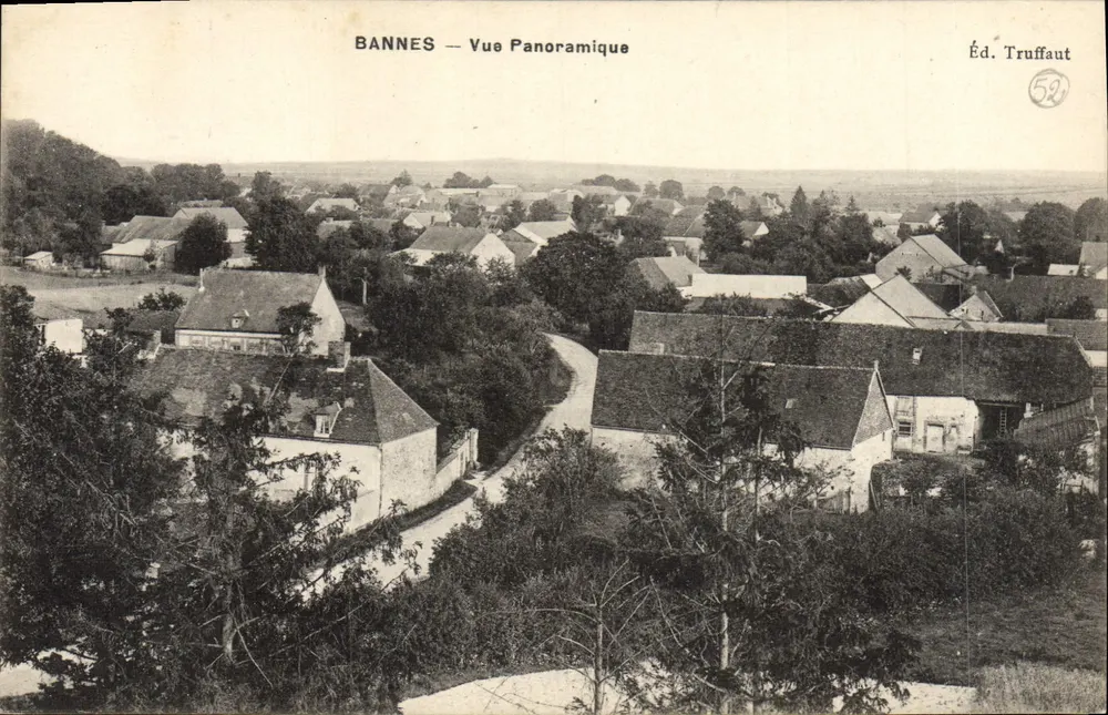 BANNES — Vista Panorâmica — Éd. Truffaut n°52 - Frente