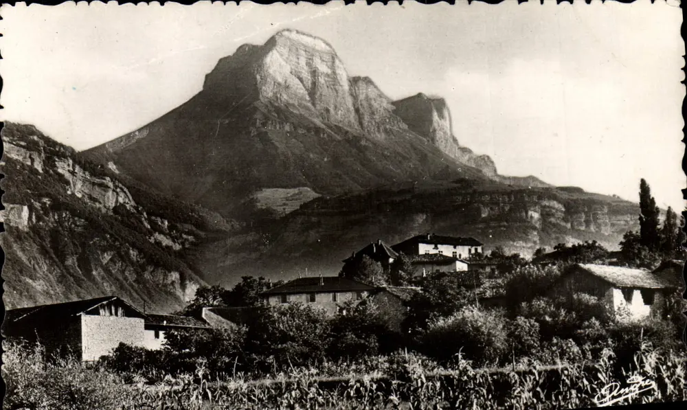 Tal der GRAISIVAUDAN — Die Dent de Crolles und die Petites Roches — Künstlerische Ausgabe Grenoble - Vorderseite