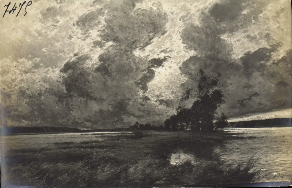 Stürmisches Himmel über einem See — Albert Rigolot — n°7475 - Vorderseite