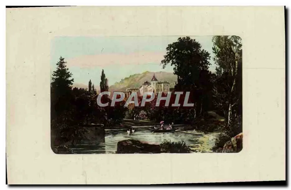 Castelo da Rivière — Vista pitoresca — Union Postale Universelle, N° 101 - Frente