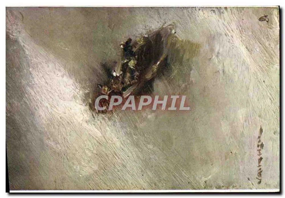 Boot auf dem Wasser — Ölgemälde — Verleger Raphael Fucks & Fils, Paris, Serie 688 - Vorderseite