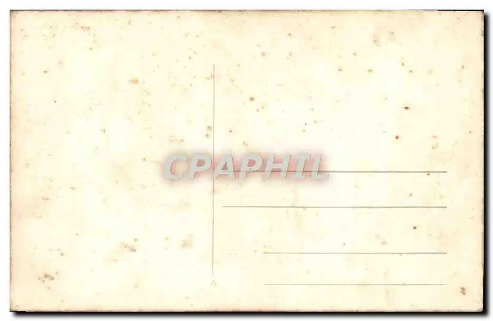 Les Mofettes — casa de pedra com homem na entrada - Verso