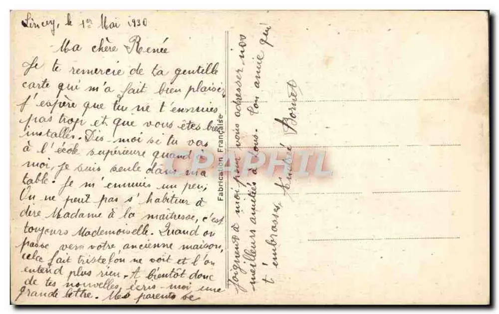Idílio do Louvre — Museu do Louvre — edição Boucher n° 9125 - Verso