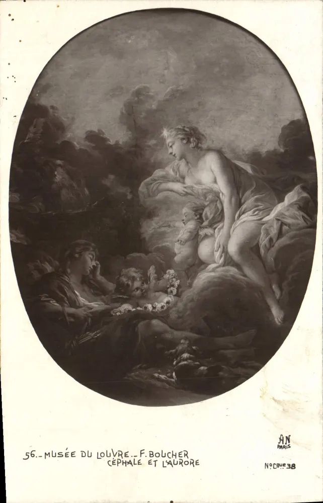 Cephalus und Aurora — Musée du Louvre — F. Boucher — Nocque 38 - Vorderseite