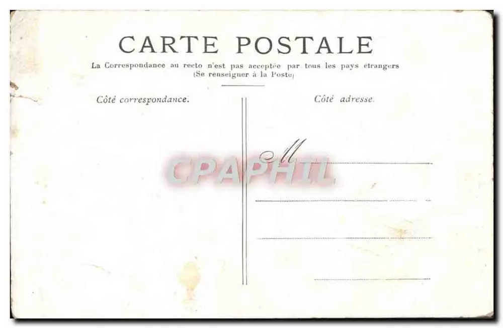 Versailles — Intérieur de la Chapelle — Éditeur : CPAPHIL, n° de série non visible - Verso