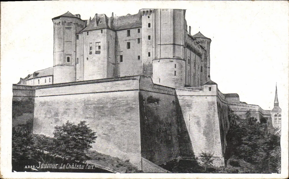 Saumur - O Castelo Forte — editor desconhecido, n° 2289 - Frente