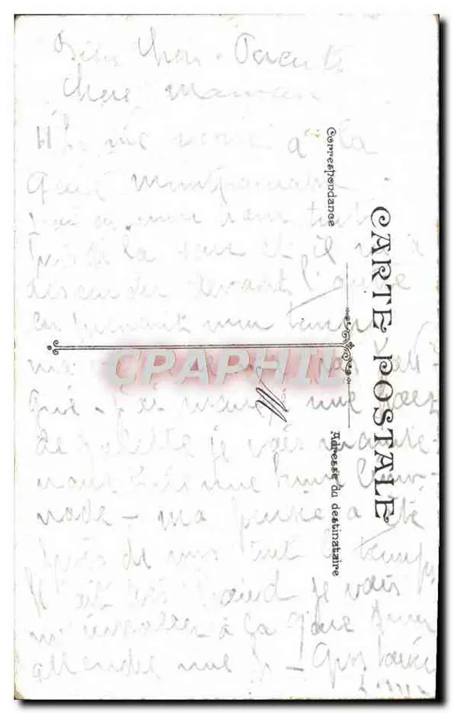 Saumur - O Castelo Forte — editor desconhecido, n° 2289 - Verso