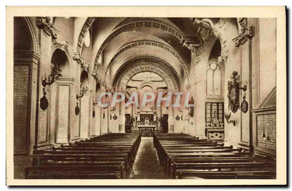Innenansicht der Karmliterkapelle in Lisieux — Verleger nicht sichtbar - Vorderseite