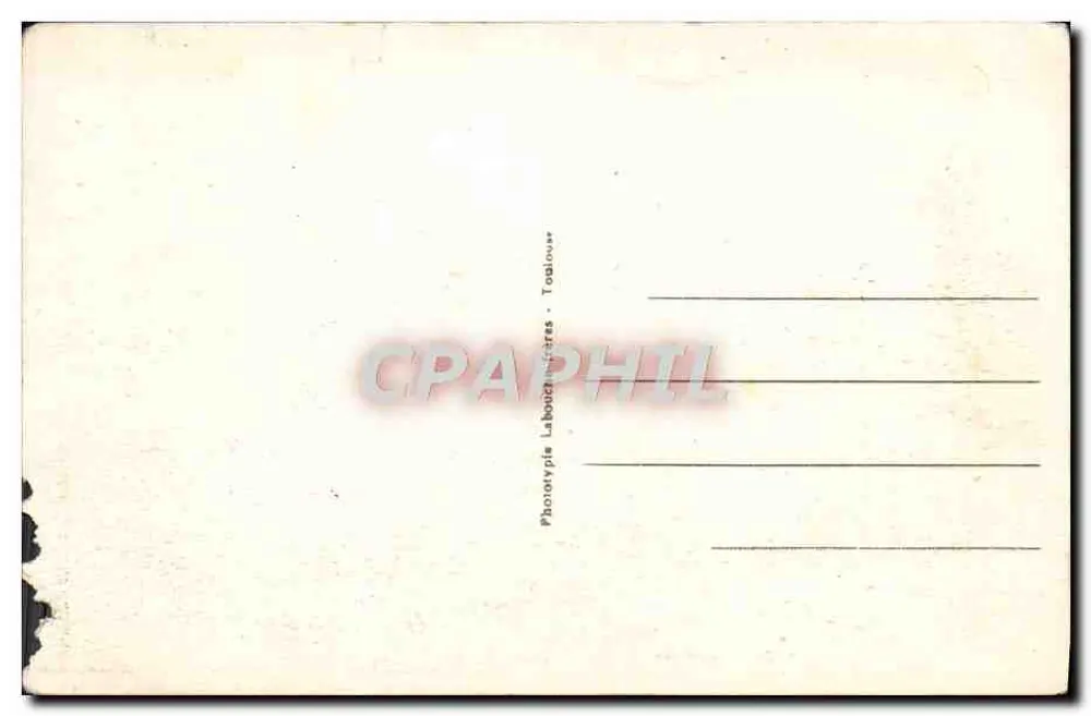Font-Romeu (Alt. 1800 m.) — Um Canto da Floresta — Fototipia Labouchières - Toulouse - Verso