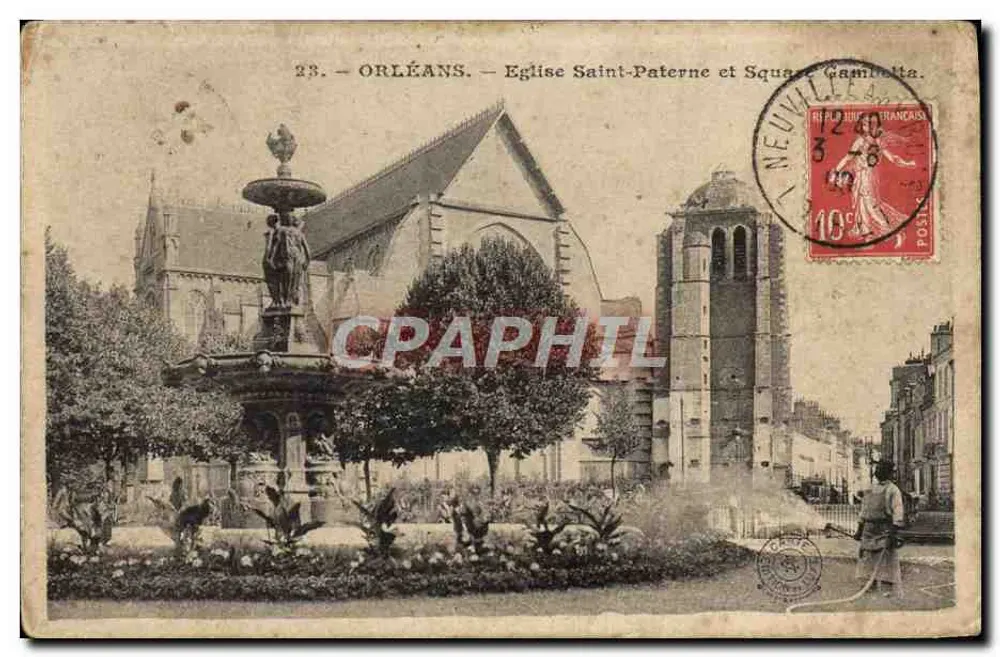 Orléans — Église Saint-Paterne et Square Cambrela - Vorderseite