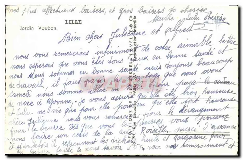Jardim Vauban — Lille — Estel - Verso