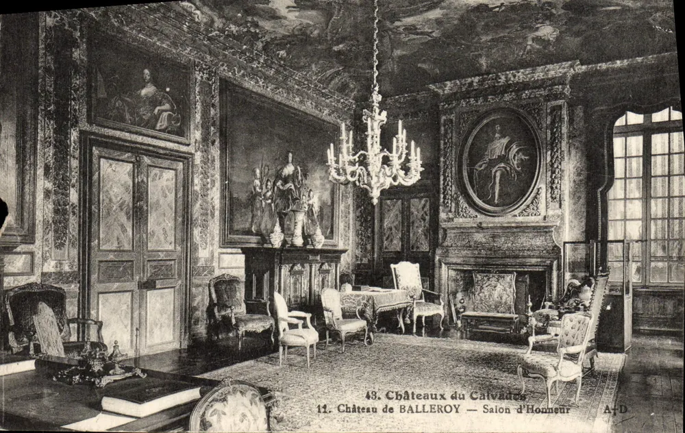 Schloss Balleroy — Ehrensaal — Schlösser des Calvados - Vorderseite
