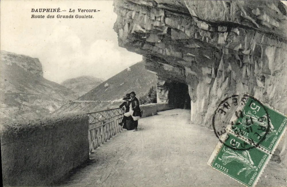 Dauphiné — Le Vercors — Route des Grands Goulets — unbekannter Verlag, Seriennummer nicht sichtbar - Vorderseite
