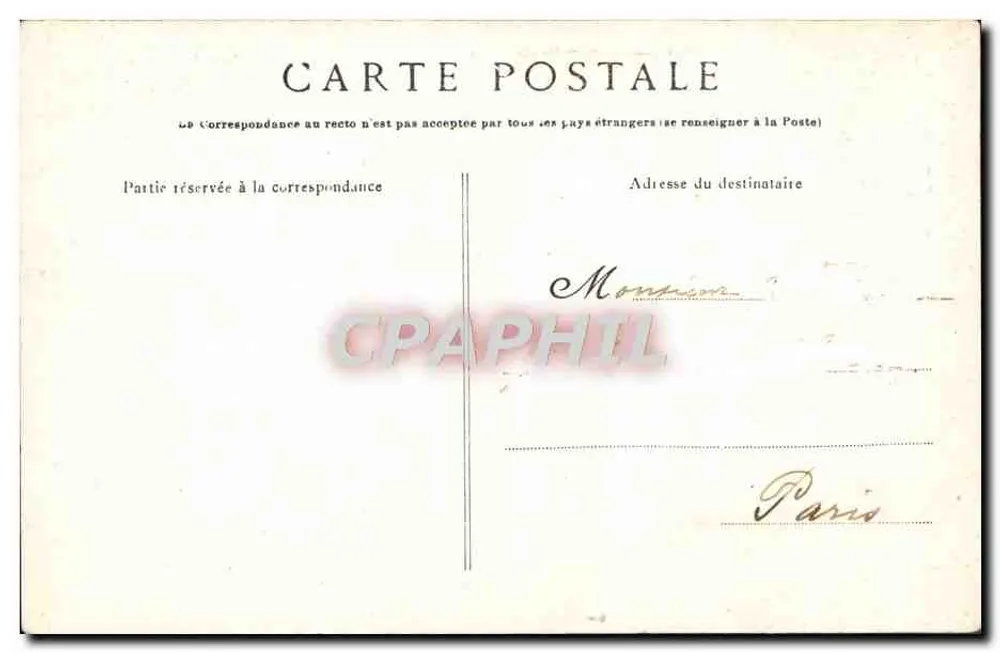 Mont-Saint-Michel — Ansicht des Rittersaals — Sammlung GERMAIN fils aîné, Saint-Mars - Rückseite