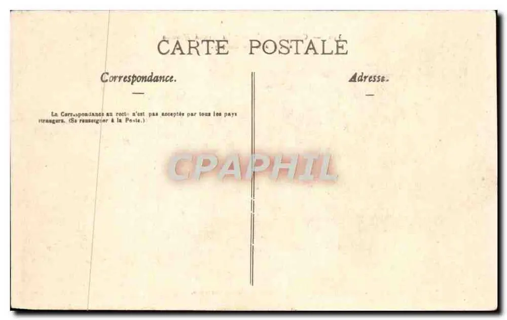 Cascades des Étang du Grand-Mouney — bei den Vaux de Cernay — Gautrot, Verlag Chevreuse, Nr. 326 - Rückseite
