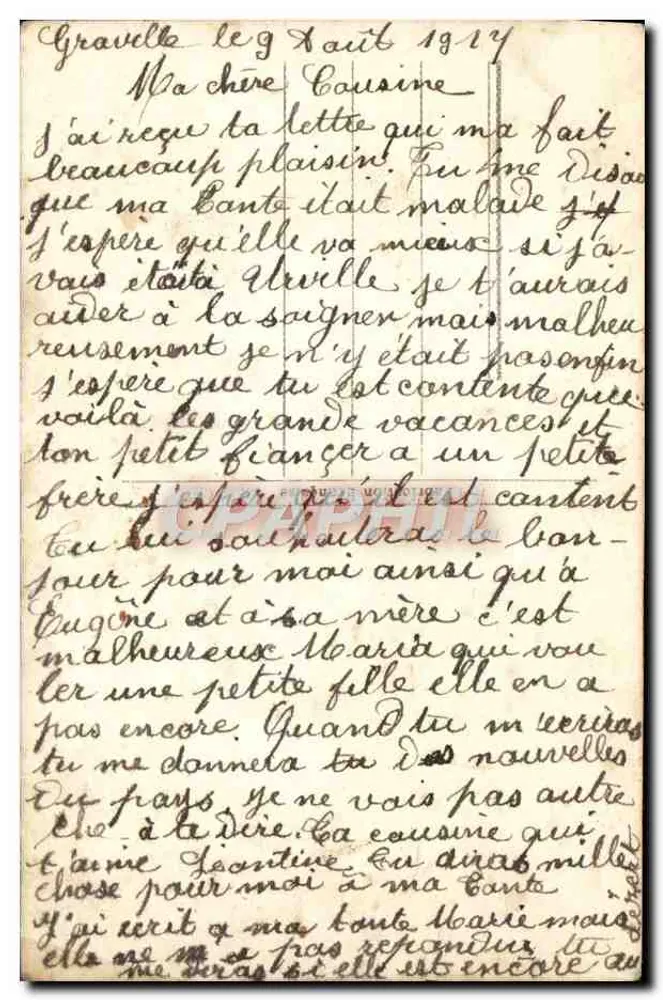 Fille assise avec un chien — scène de studio — éditeur Albrun, n° 389 - Rückseite