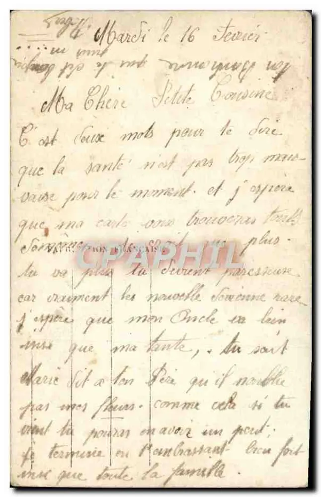 Junge Frau in Tenniskleidung — Surari 1927-1930 - Rückseite