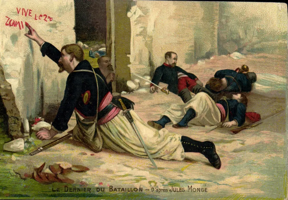 Der Letzte des Bataillons — Nach Jules Monge - Vorderseite