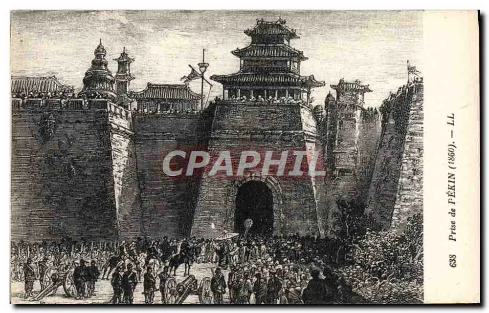 Eroberung von Peking (1860) — historische Illustration — LL, n° 638 - Vorderseite