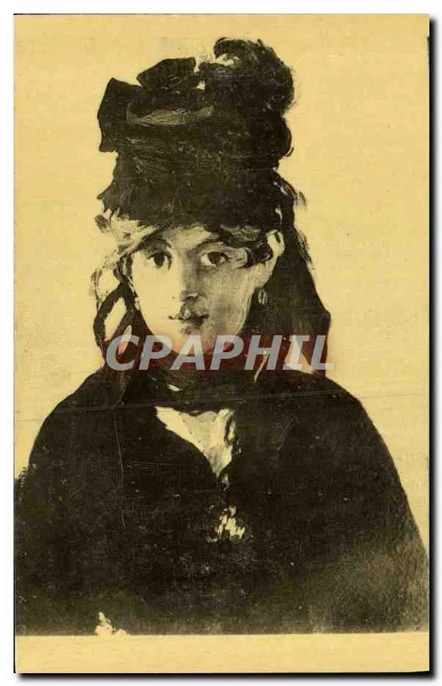 Portrait von Berthe Morisot mit einem Strauß Violetter — Manet — Edition Nathan, Serie S.IX, n°3 - Vorderseite