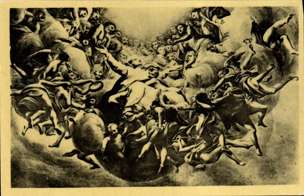 Die Aufnahme der Jungfrau — Nach der Aquarell von P. Toschi — Edition Fernand Nathan, Paris, Nr. 111 - Vorderseite