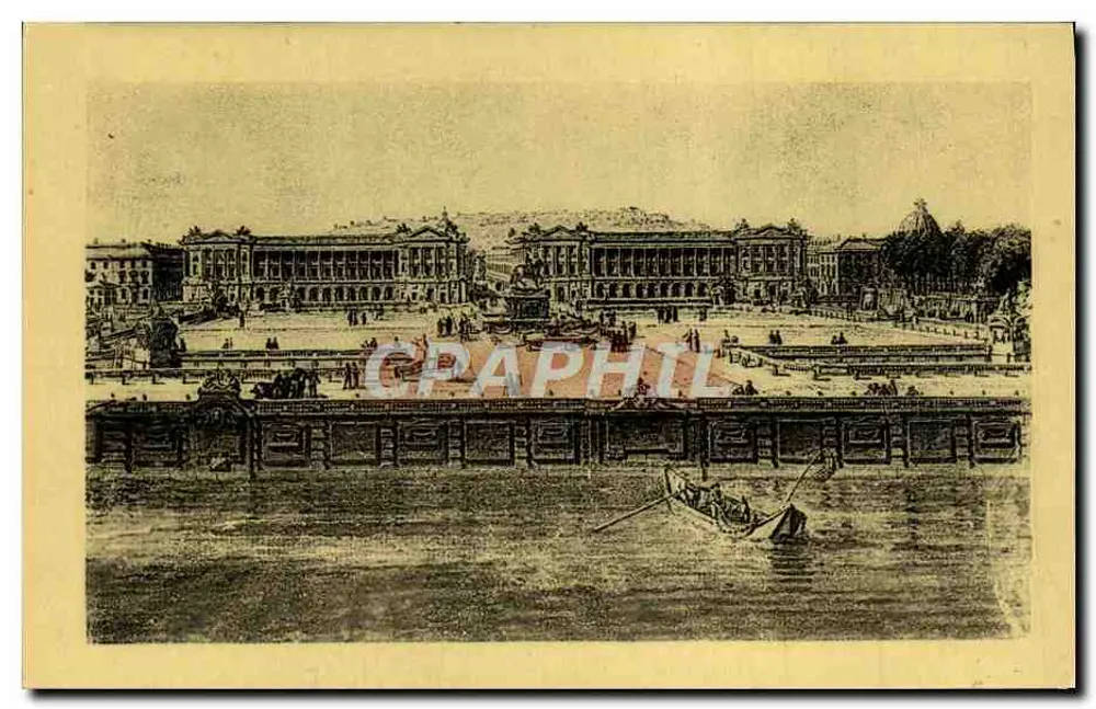 Praça Louis XV — Paris — editada por Fernand Nathan - Frente