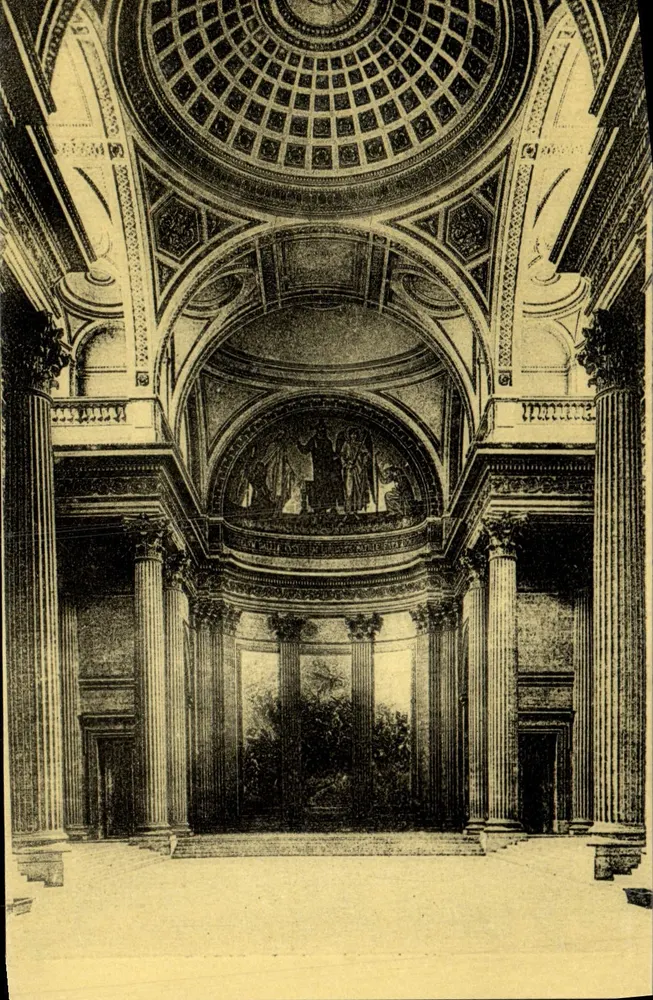 O Panteão — Interior — Soufflot (Jacques-Germain) — Nathan, Paris — N° 4 - Frente