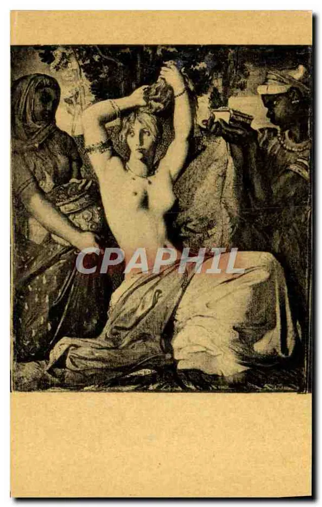 Esther, die sich ankleidet, um vor Ahasuerus zu erscheinen — Théodore Chassériau — Edition Nathan, Paris - Vorderseite