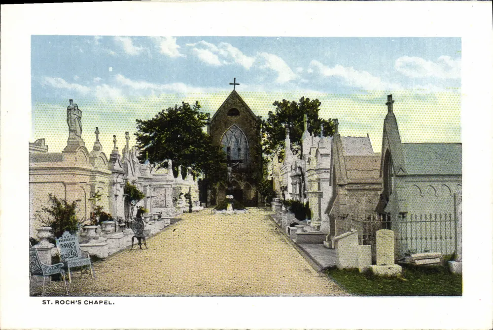 St. Roch's Chapel — cimetière — éditeur inconnu, n° de série non visible - Recto
