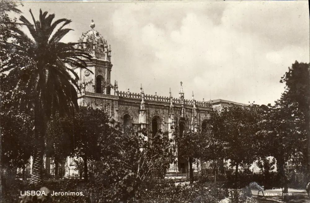 Lisboa. Jerónimos — Igreja dos Jerônimos — Cliché Alvaro Torres - Frente