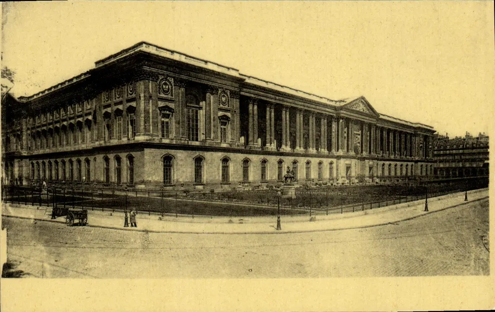 Paris, Palast des Louvre — Die Säulenreihe — Verlag PERRAULT (Claude), Nr. 1 - Vorderseite