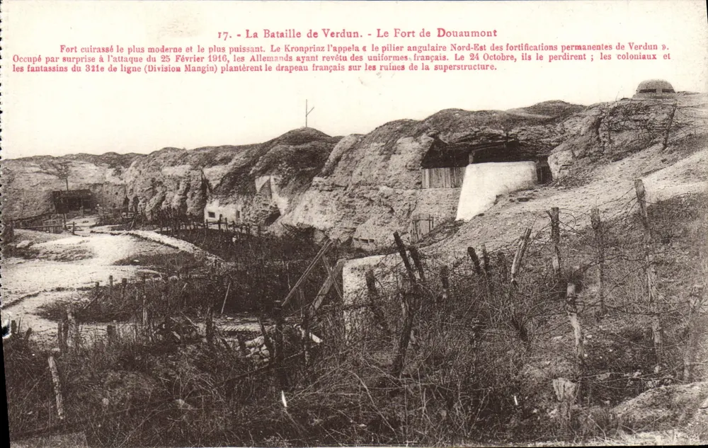 Die Schlacht von Verdun — Das Fort Douaumont — n°17 - Vorderseite