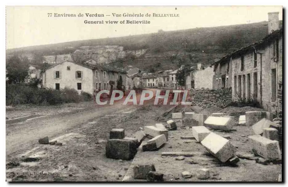 Belleville — Allgemeiner Blick — Verlag D. H., Paris - Vorderseite