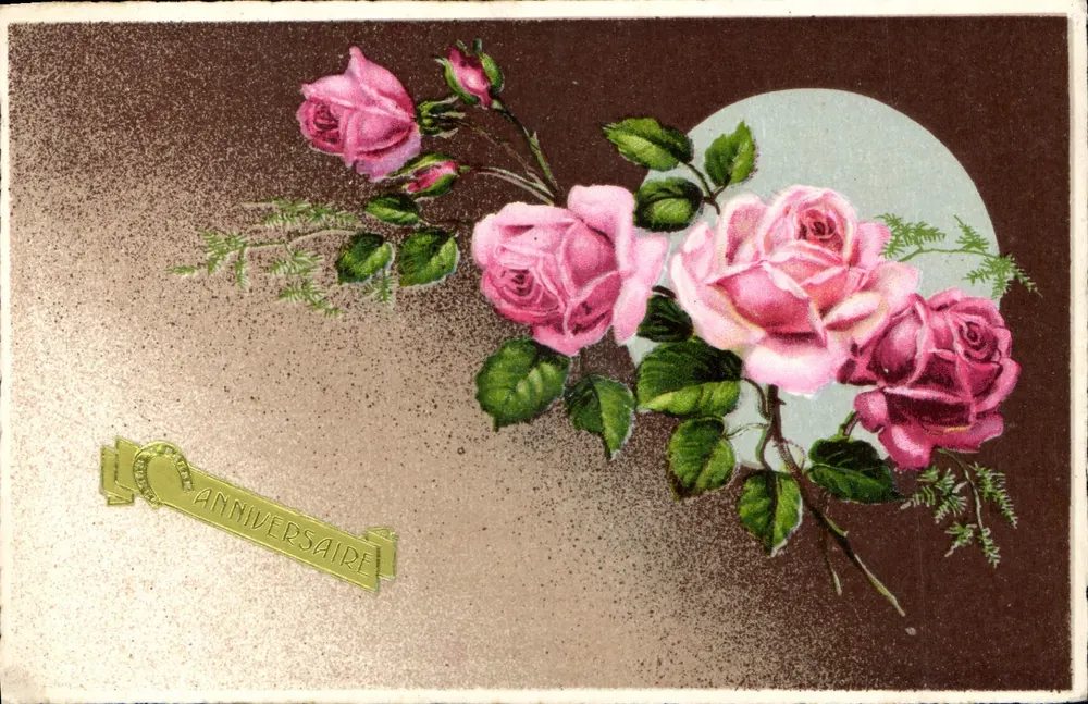 Mata de rosas — Aniversário — Imprensa da França, n° 1328 - Frente