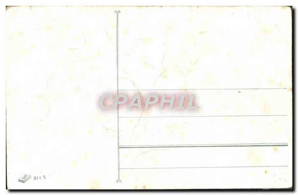 Rosas — cartão de aniversário — editor S. n° 611 S - Verso