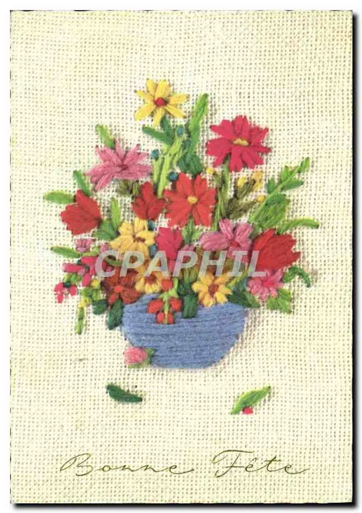 Bouquet de fleurs — Bonne Fête — editor especial BB636 - Frente
