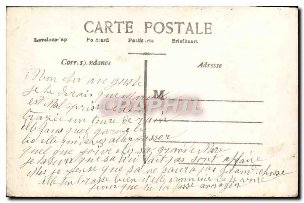 Femme élégante — scène de télégramme décorée de roses — éditeur IMPRIMÉ SUR LA CARTE n°408 - Rückseite