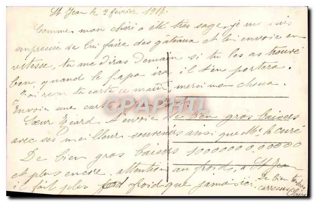 एक झील के किनारे वाला किला — बैंगनी और सफेद गुलाब के डिज़ाइन के साथ — अदृश्य प्रकाशक, श्रृंखला संख्या 850 - पीछे
