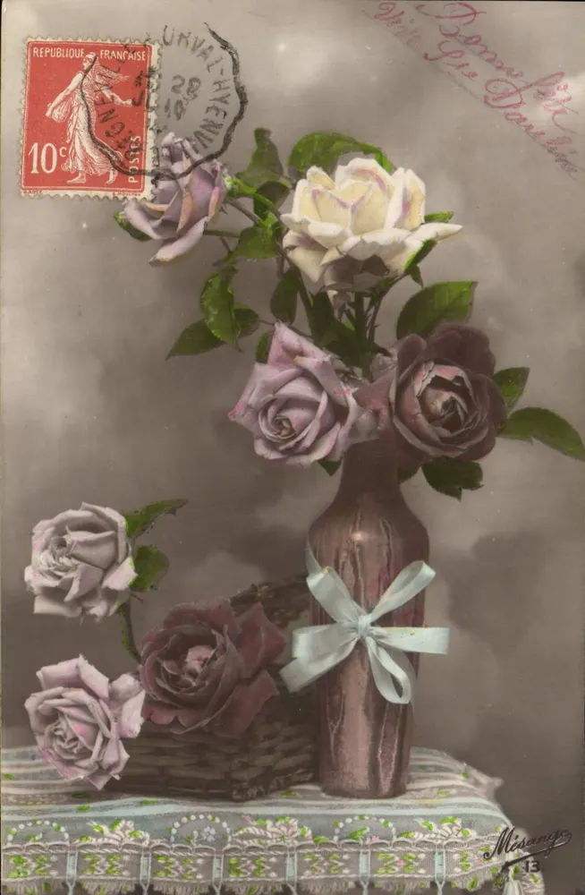 Mata de rosas — composição floral — Misanga n°13 - Frente