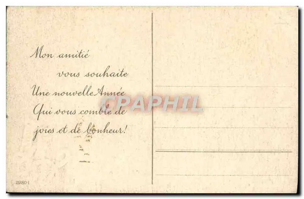 Bonne rose — bouquet de roses rouges et roses sur fond noir — éditeur non visible - Verso